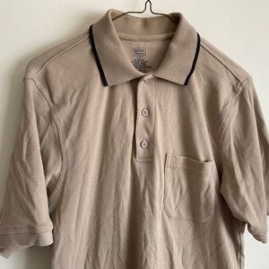 Denver Hayes Tan Short Sleeve Polo Shirt